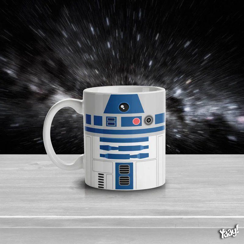 Caneca Criativa Geek Cerâmica Yaay! – R2-D2