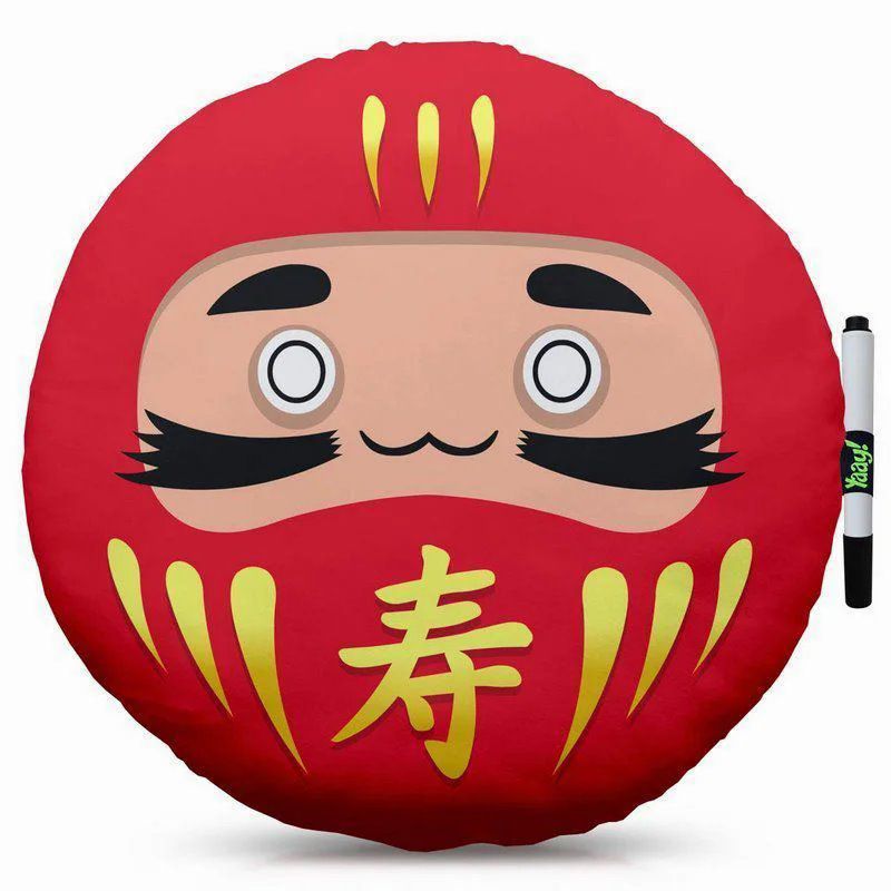 Almofada decorativa Geek – Daruma Realiza Desejos