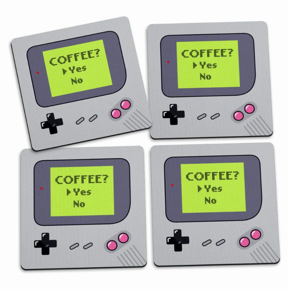 Jogo de Porta Copos Geek – Game Boy