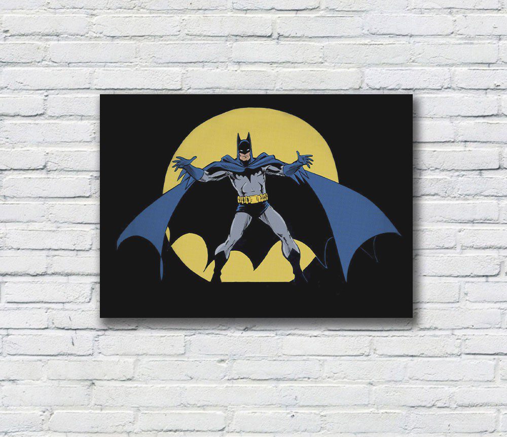 Placa decorativa Geek MDF Batman HQ - I Love Be Nerd
