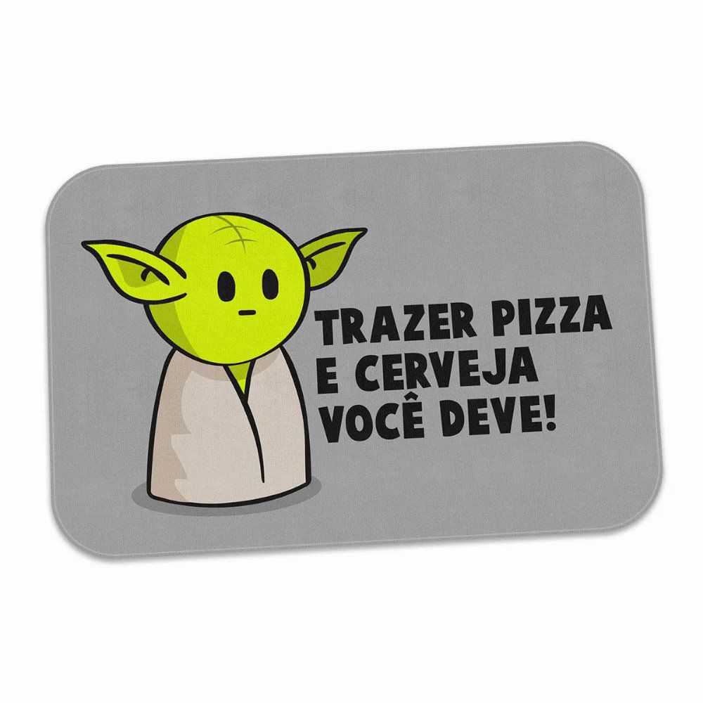 Tapete Decorativo Geek – Trazer Pizza você deve