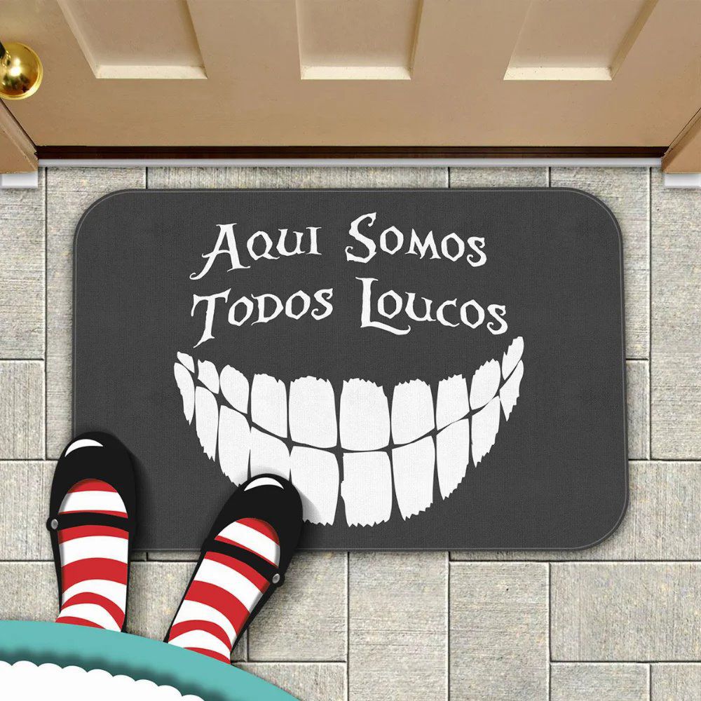 Tapete Decorativo Geek – Somos Todos Loucos
