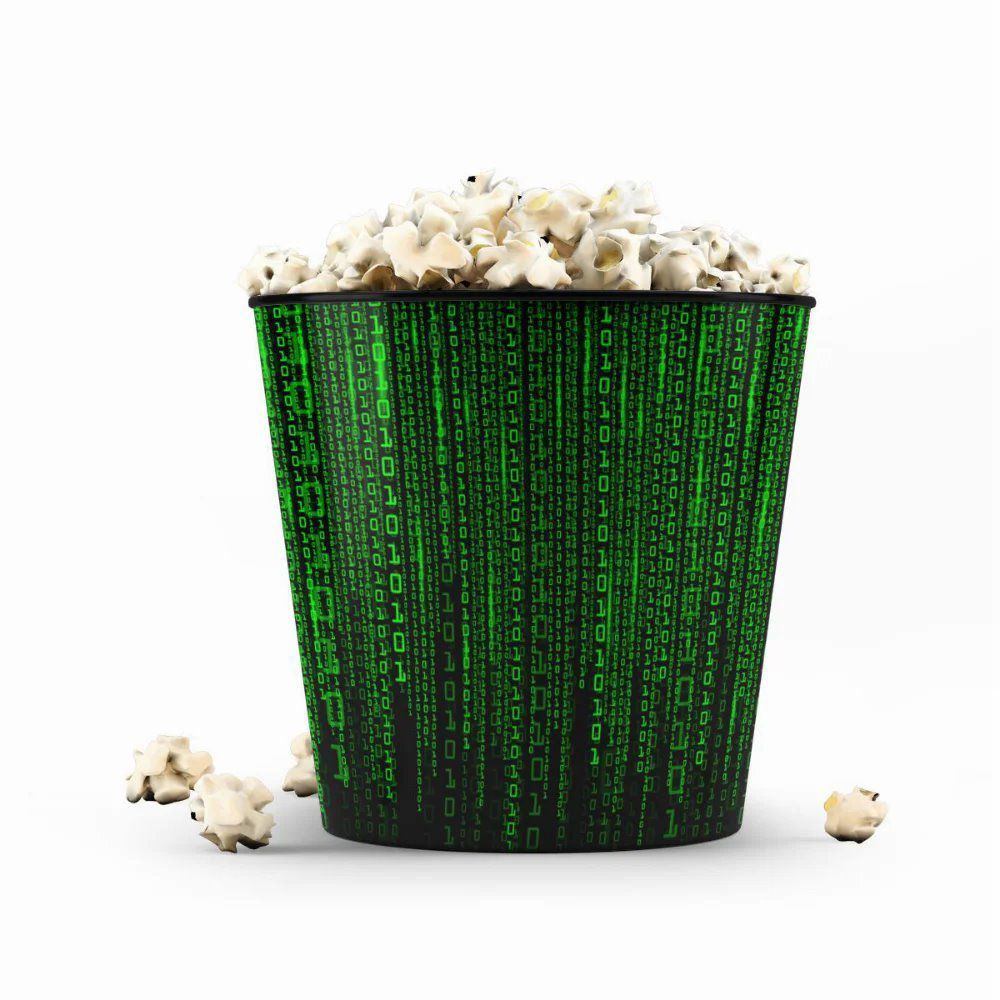 Balde de Pipoca Criativo Geek 3,5 Litro – Linhas de Código.