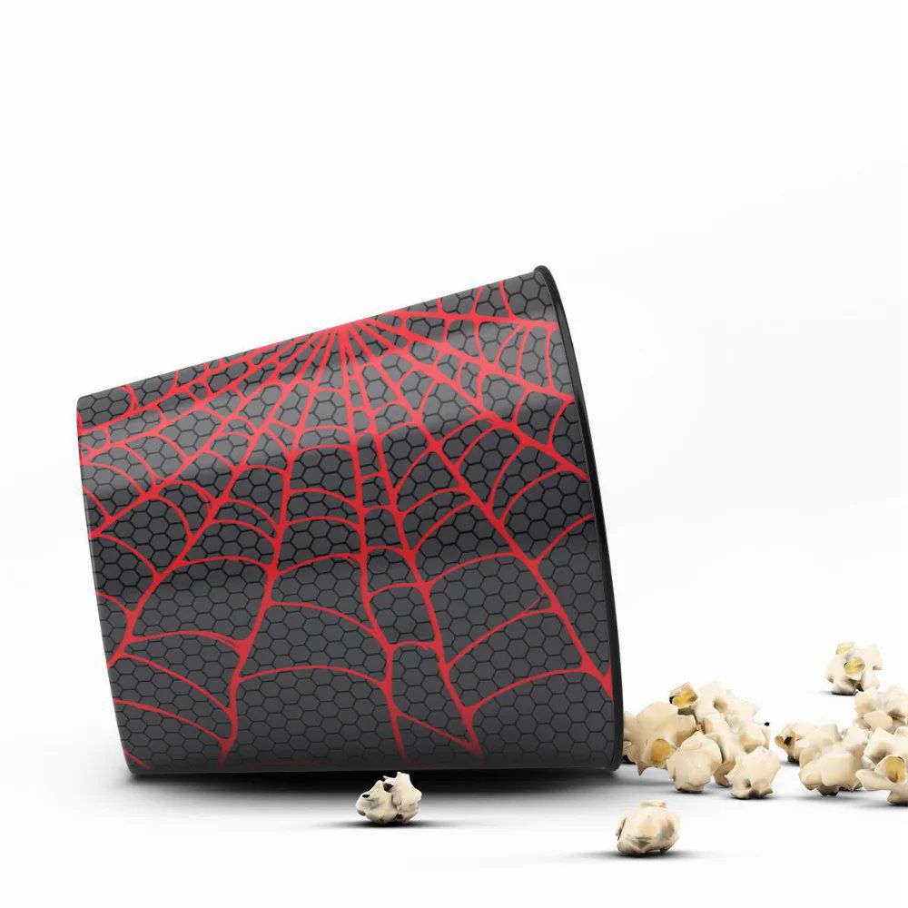Balde de Pipoca Criativo Geek 3,5 Litro – Spider Web Black: Compre Agora!