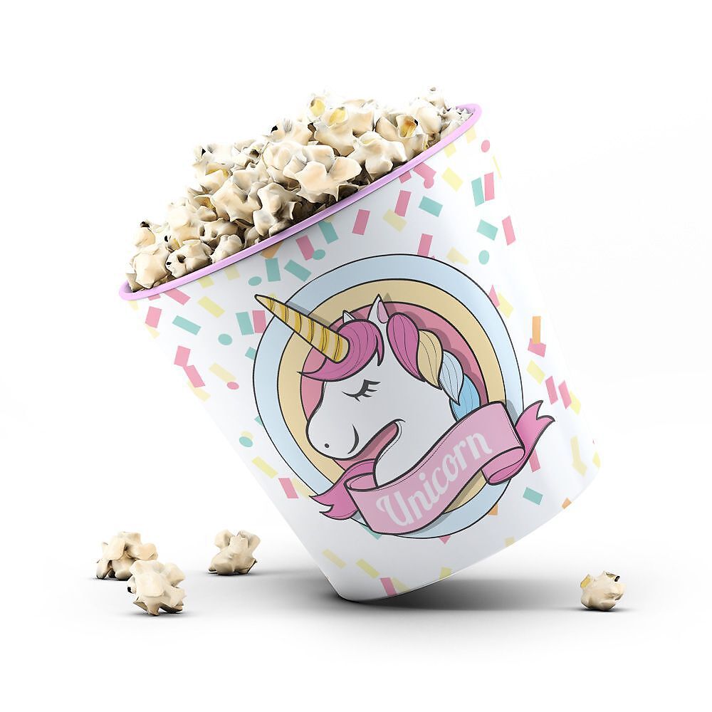 Balde de Pipoca Criativo Geek 3,5 Litros – Uni Confete: o acessório perfeito para sua sessão de cinema em casa!