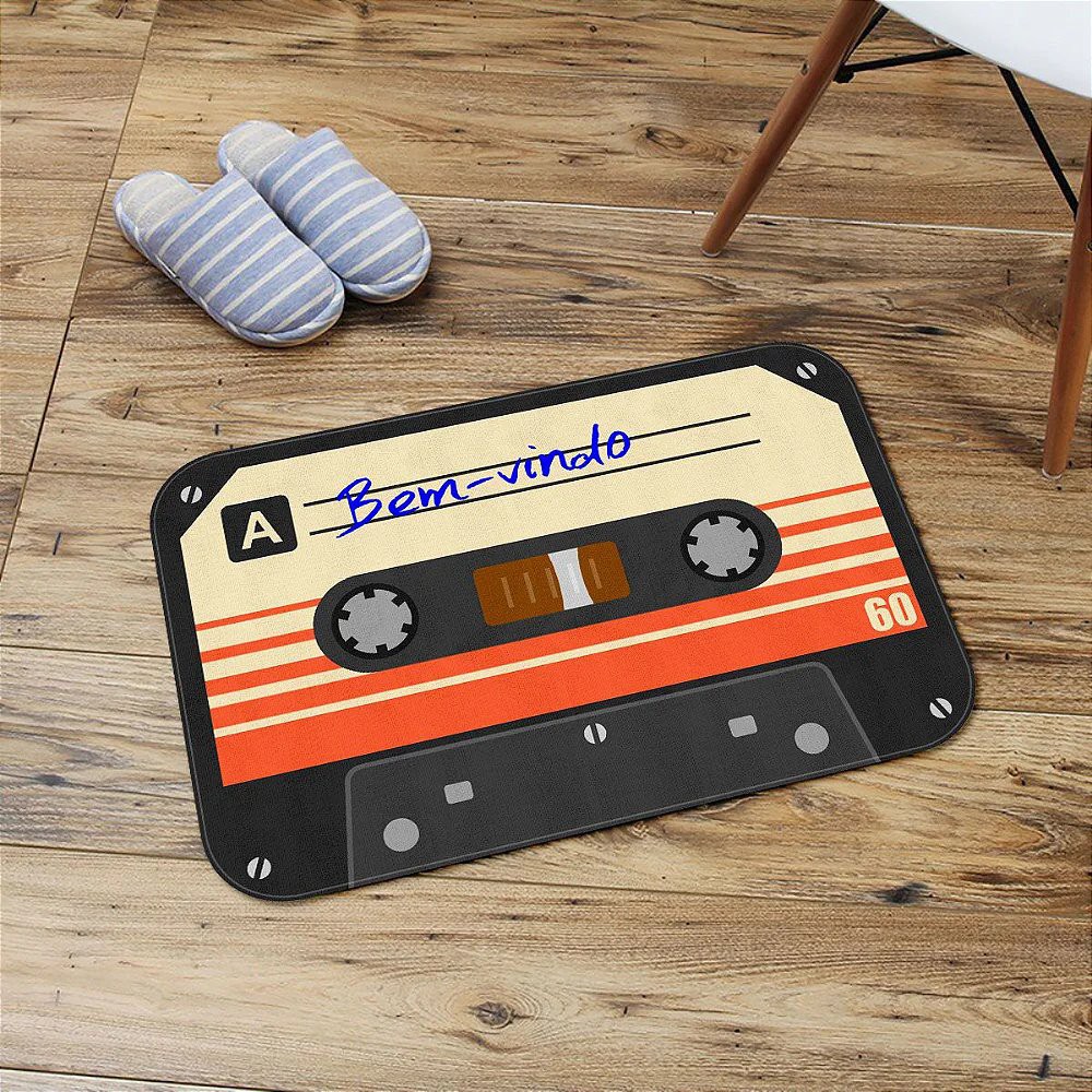 Tapete Decorativo Geek –  Fita K7 Vintage