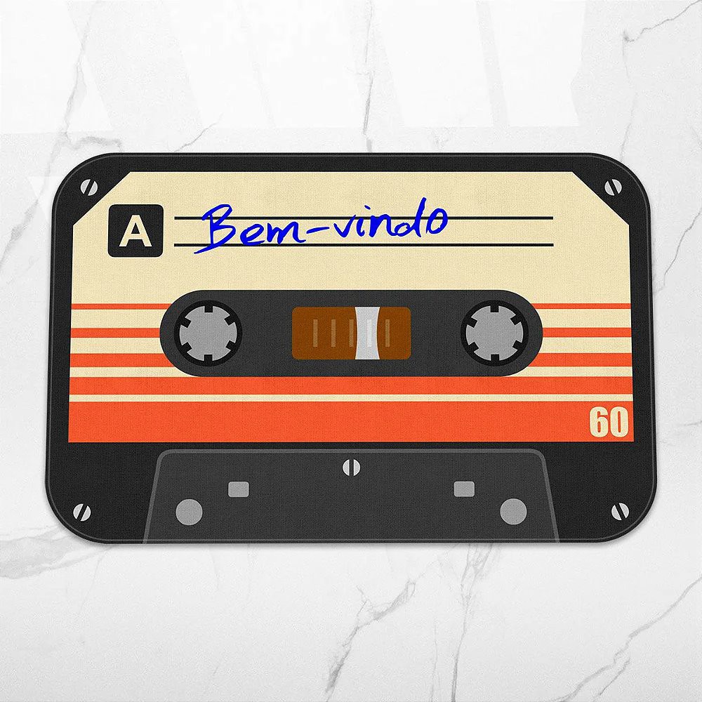 Tapete Decorativo Geek –  Fita K7 Vintage