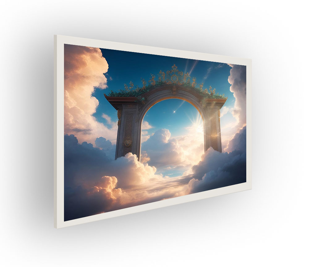 Quadro Decorativo MDF Portões do Paraíso: Elegância e Estilo Único para Decoração de Interiores