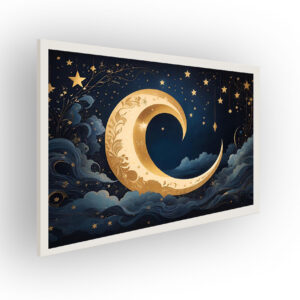 Quadro Decorativo MDF Lua Teatral: Unique, Artistic Wall Decor for Theatre Lovers