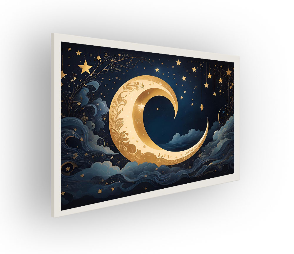 Quadro Decorativo MDF Lua Teatral: Unique, Artistic Wall Decor for Theatre Lovers