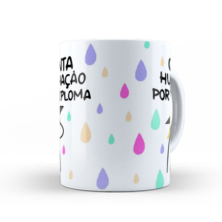 Caneca de Cerâmica Personalizada 325ml Flork Profissões 03