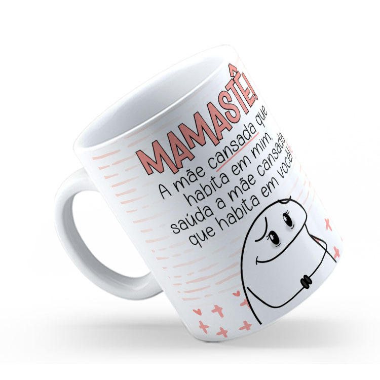 Caneca de Cerâmica Personalizada 325ml Flork Mães 09