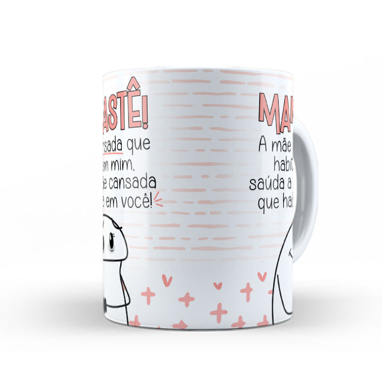 Caneca de Cerâmica Personalizada 325ml Flork Mães 09