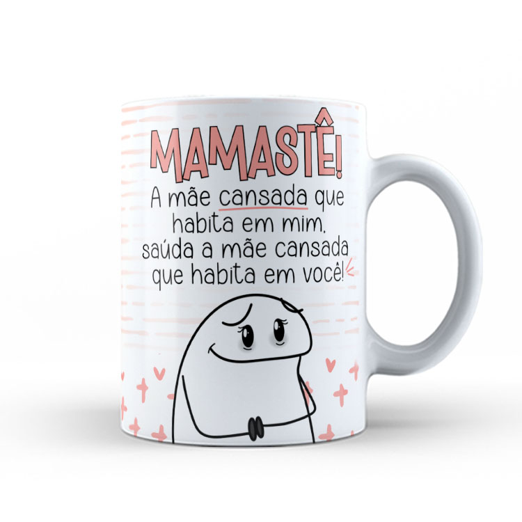 Caneca de Cerâmica Personalizada 325ml Flork Mães 09
