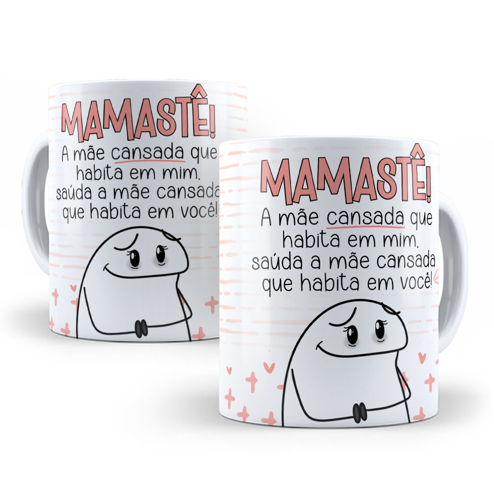 Caneca de Cerâmica Personalizada 325ml Flork Mães 09