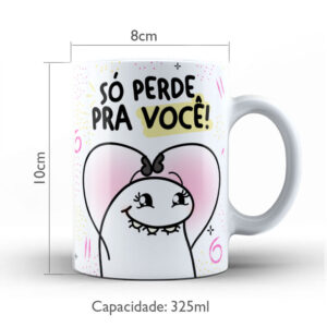 Caneca de Cerâmica Personalizada 325ml Flork Amigas 15