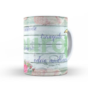 Caneca de Cerâmica Personalizada 325ml Signos Touro