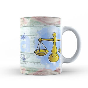 Caneca de Cerâmica Personalizada 325ml Signos Libra