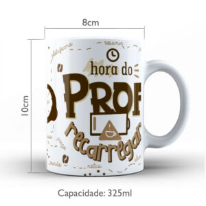 Caneca de Cerâmica Personalizada 325ml Professores e Alunos 07