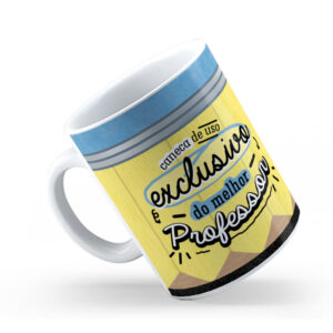 Caneca de Cerâmica Personalizada 325ml Professores e Alunos 08
