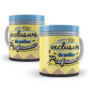 Caneca de Cerâmica Personalizada 325ml Professores e Alunos 08