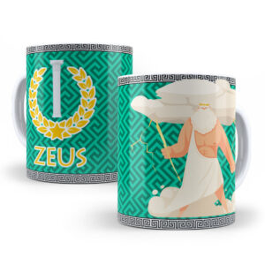 Caneca Personalizada 325ml Deuses do Olimpo Zeus