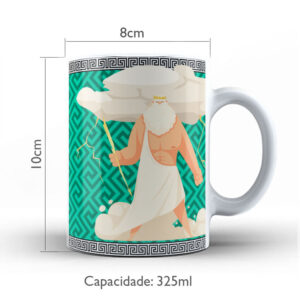 Caneca Personalizada 325ml Deuses do Olimpo Zeus