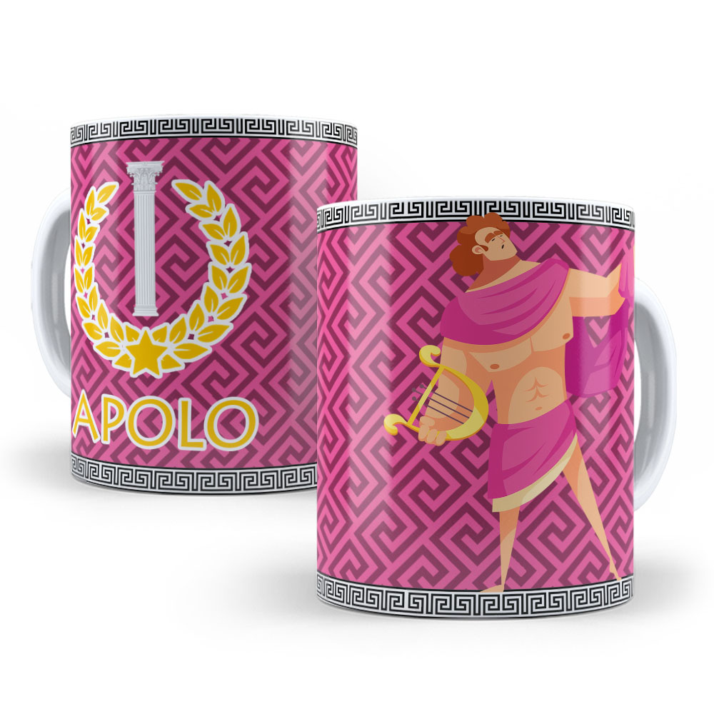 Caneca Personalizada 325ml Deuses do Olimpo Apolo