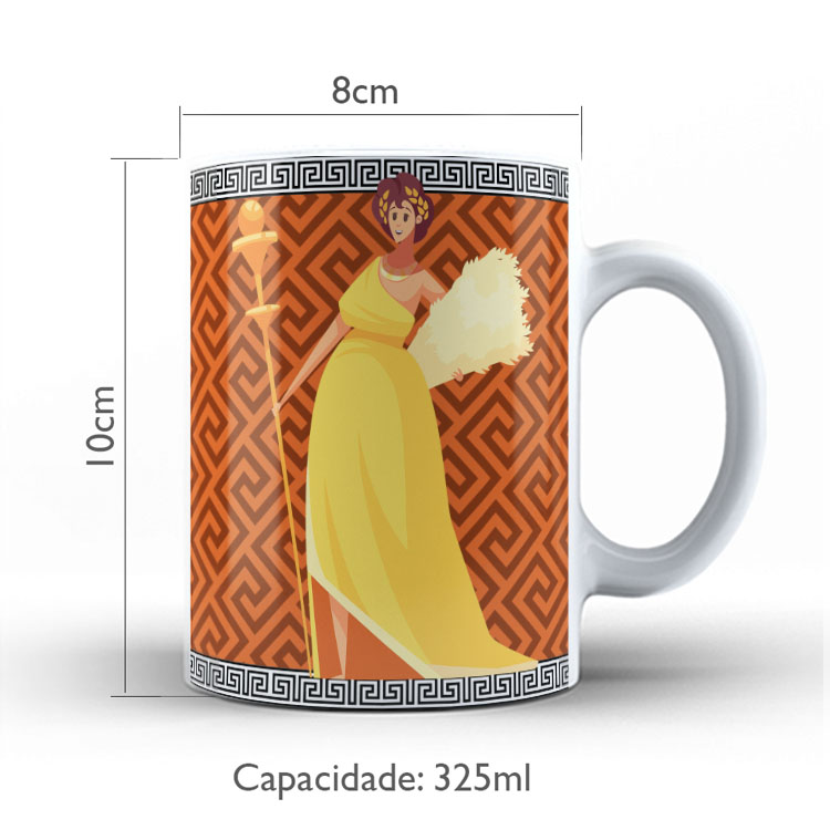 Caneca Personalizada 325ml Deuses do Olimpo Deméter