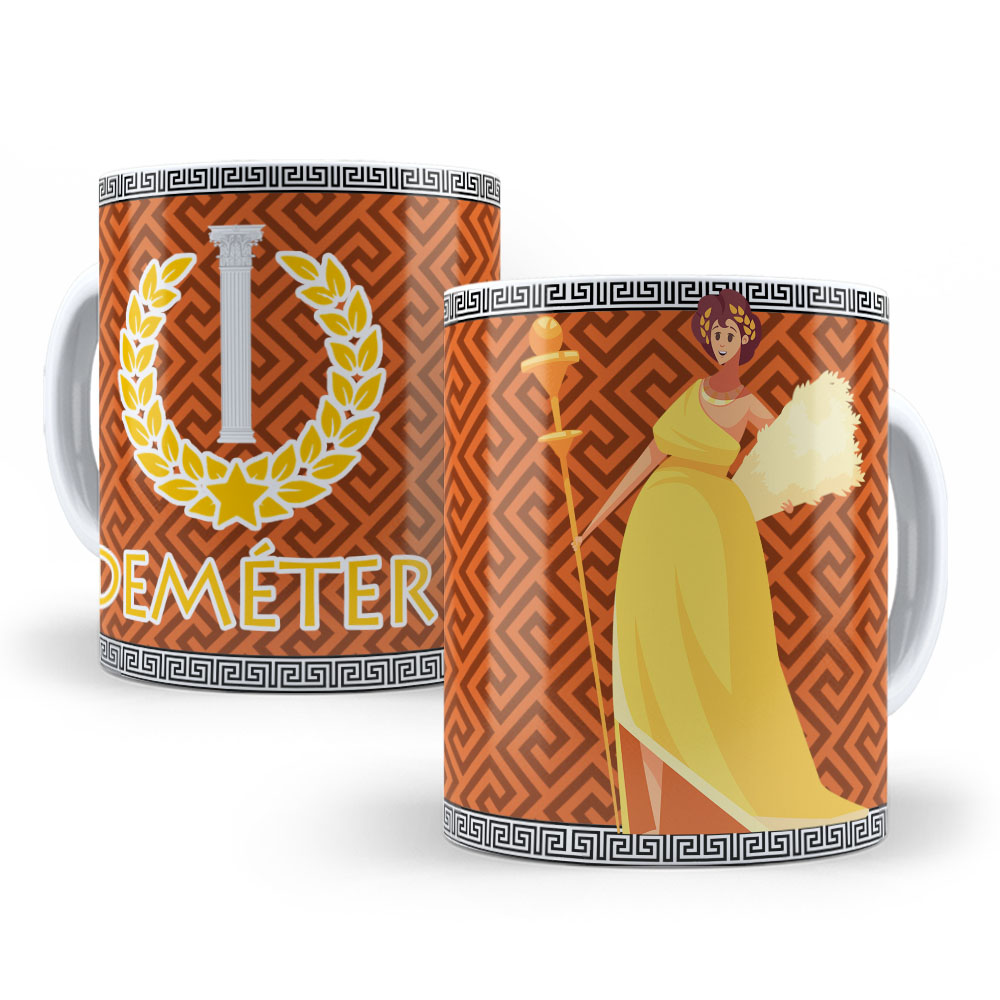 Caneca Personalizada 325ml Deuses do Olimpo Deméter
