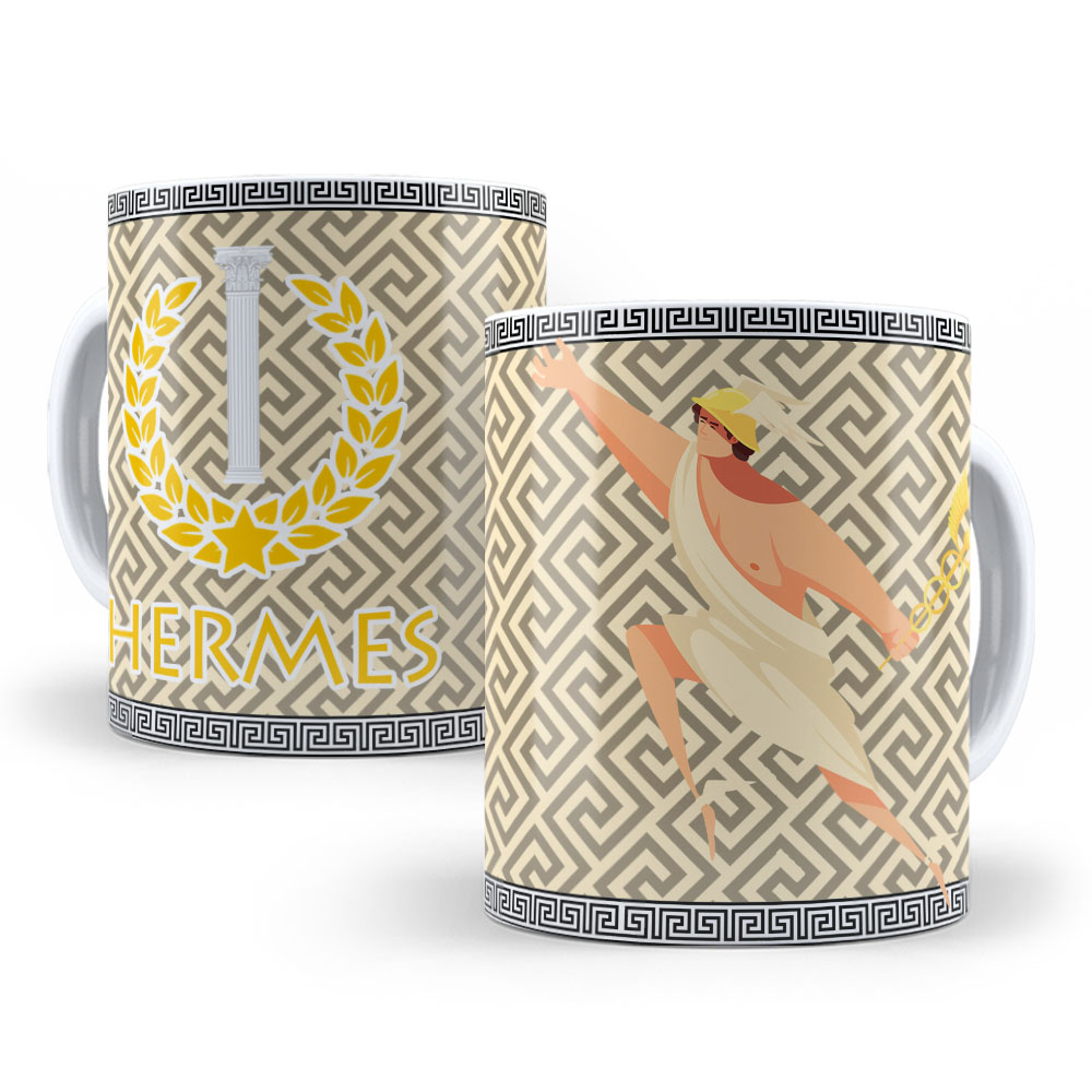 Caneca Personalizada 325ml Deuses do Olimpo Hermes
