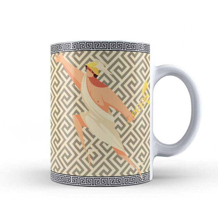 Caneca Personalizada 325ml Deuses do Olimpo Hermes