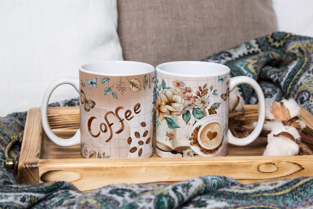Caneca de Cerâmica Personalizada 325ml Tema Café  08