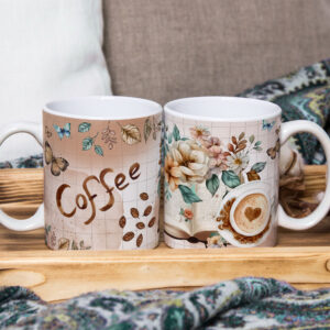 Caneca de Cerâmica Personalizada 325ml Tema Café  08