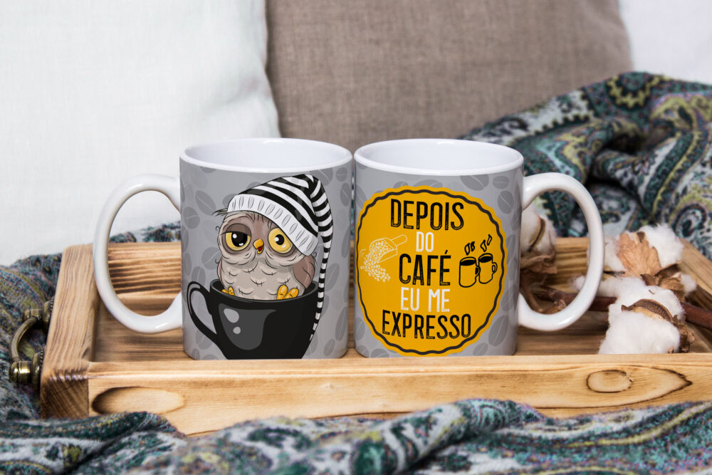 Caneca Personalizada 325ml Tema Amantes do Café 14