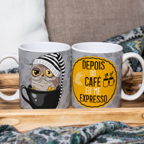 Caneca Personalizada 325ml Tema Amantes do Café 14