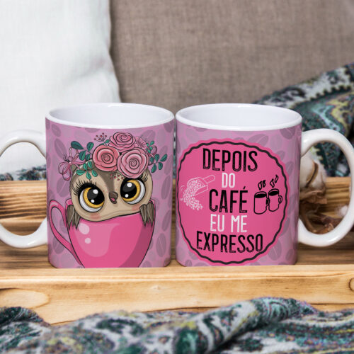 Caneca Personalizada 325ml Tema Amantes do Café 15