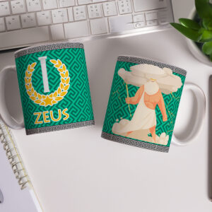 Caneca Personalizada 325ml Deuses do Olimpo Zeus
