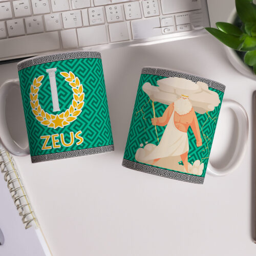 Caneca Personalizada 325ml Deuses do Olimpo Zeus