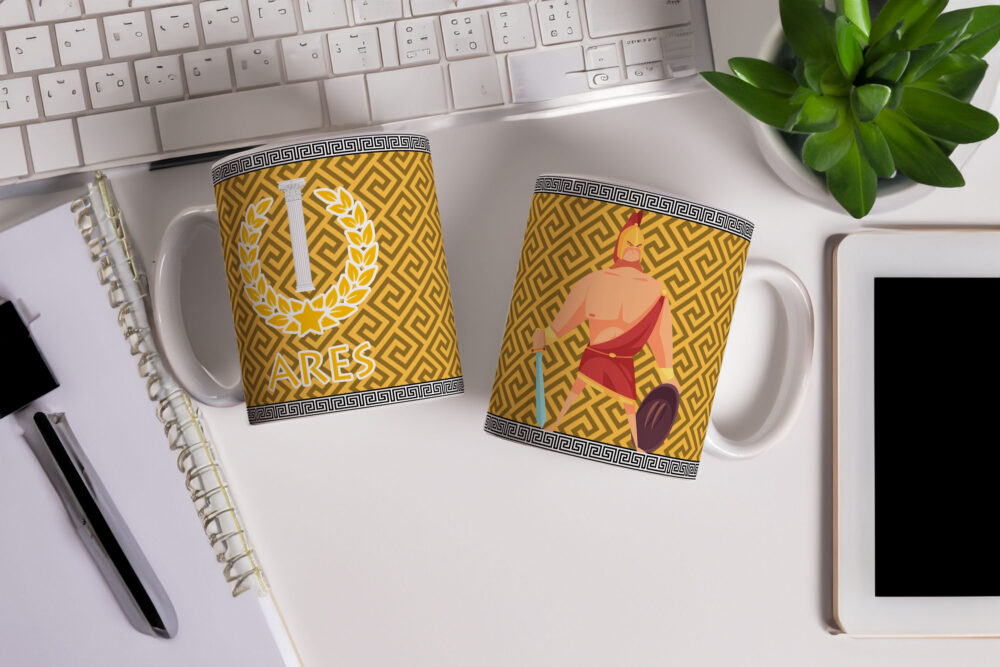 Caneca Personalizada 325ml Deuses do Olimpo Ares
