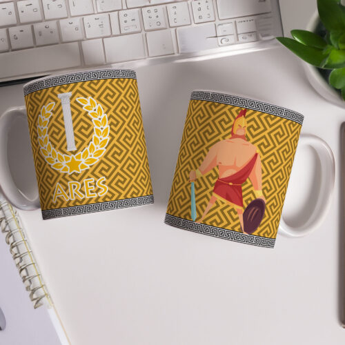 Caneca Personalizada 325ml Deuses do Olimpo Ares