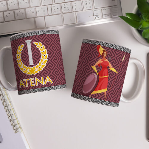 Caneca Personalizada 325ml Deuses do Olimpo Atena