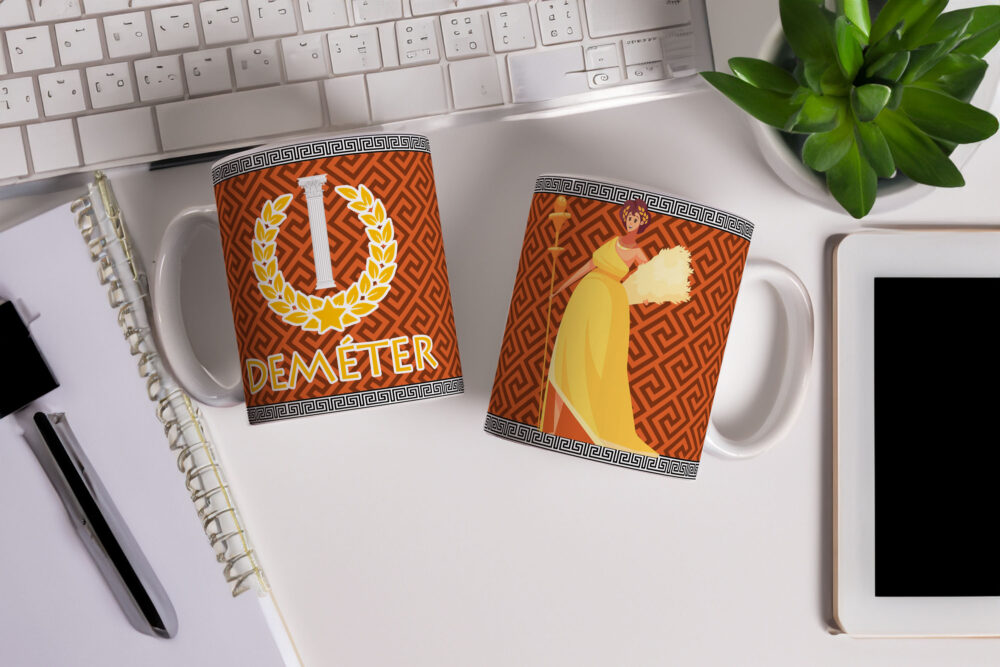 Caneca Personalizada 325ml Deuses do Olimpo Deméter