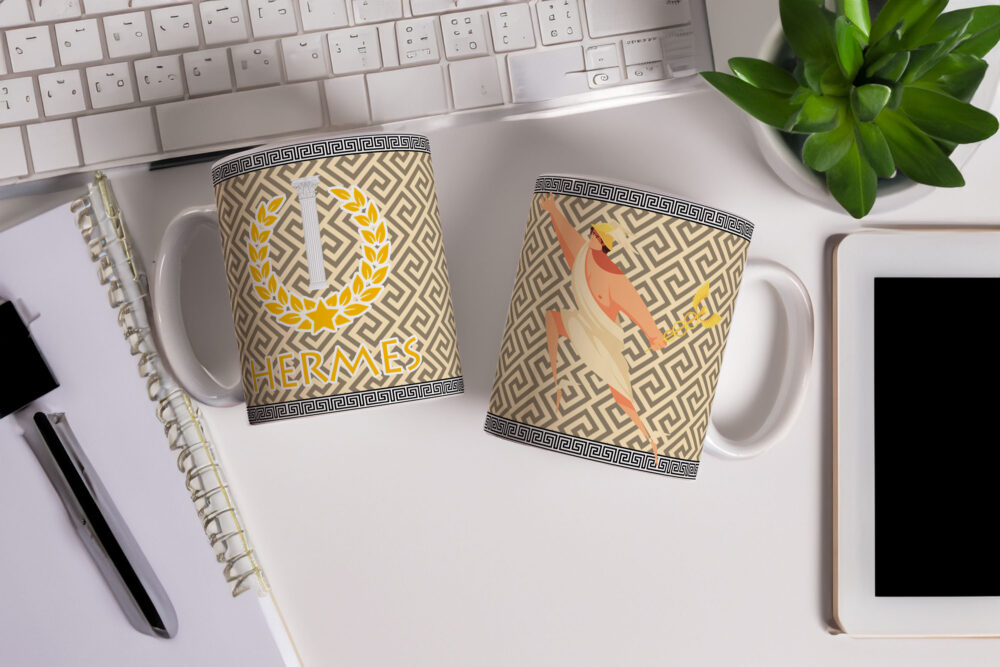 Caneca Personalizada 325ml Deuses do Olimpo Hermes