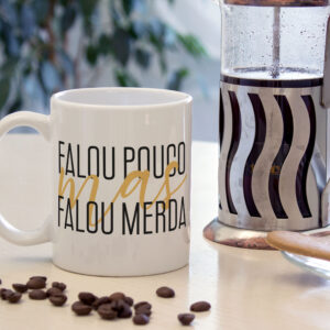 Caneca de Cerâmica 325ml Frases Boca Suja 01