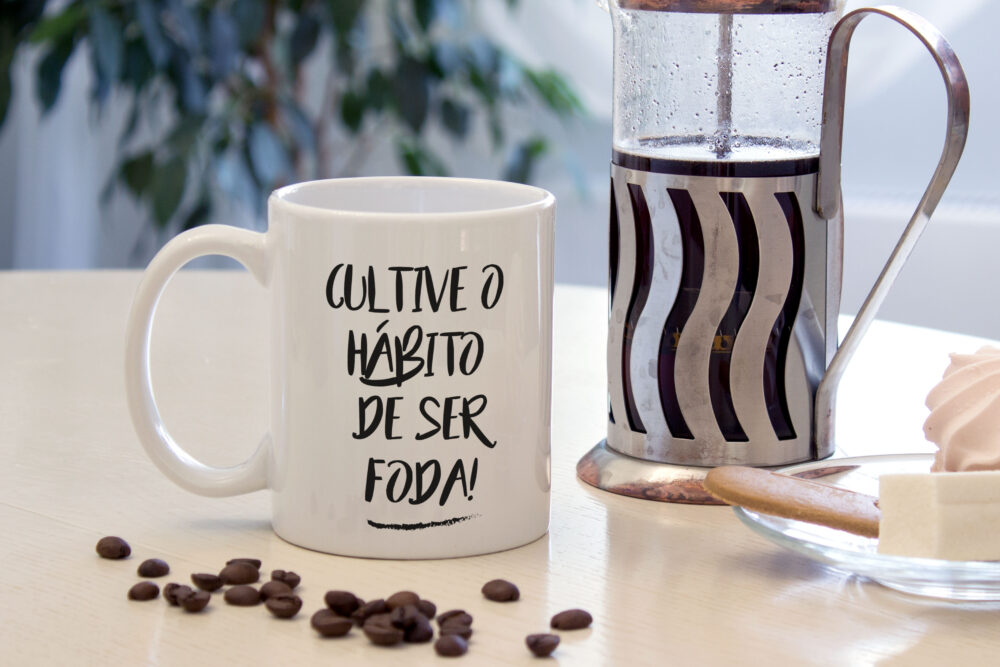 Caneca de Cerâmica 325ml Frases Boca Suja 05