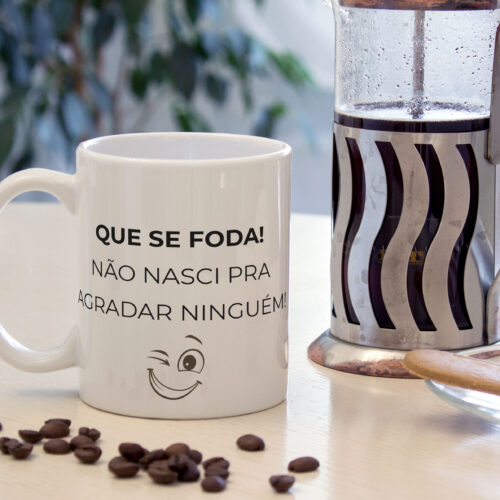 Caneca de Cerâmica 325ml Frases Boca Suja 06