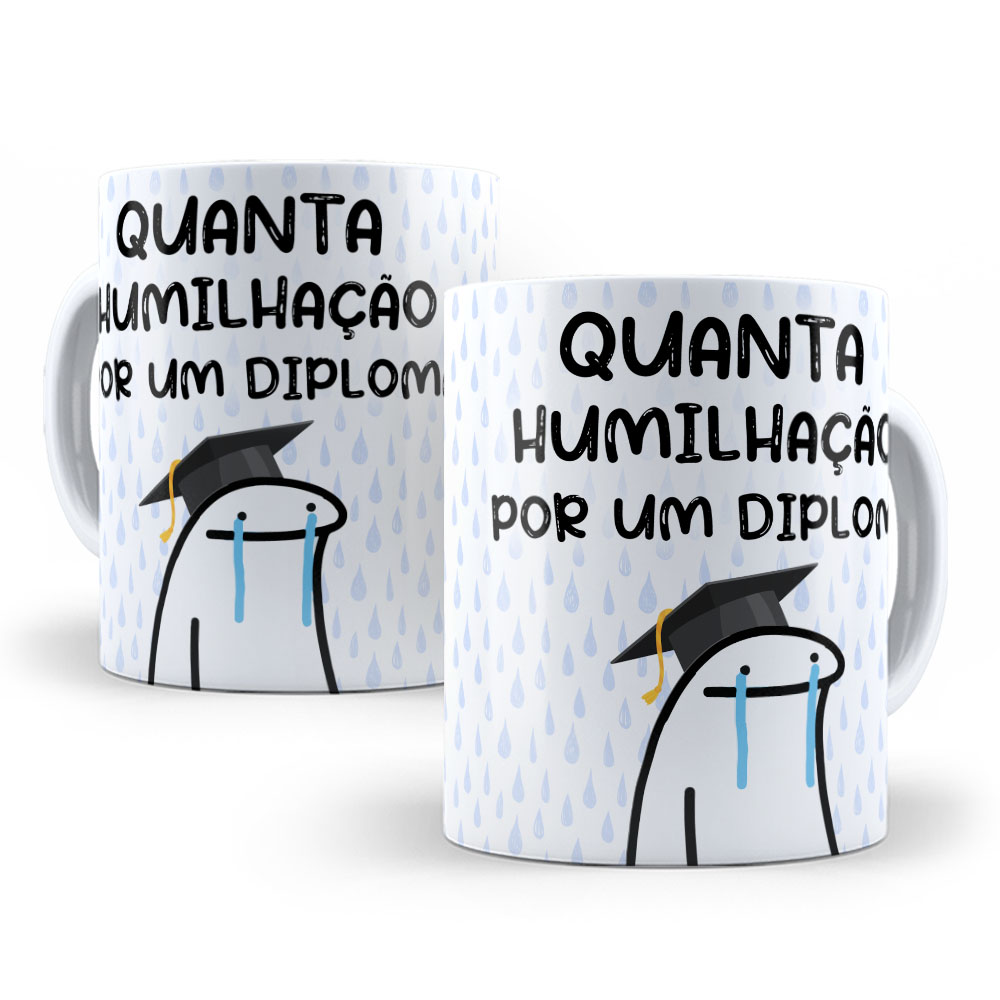 Caneca Personalizada 325ml Meme Flork Frase Engraçada 02
