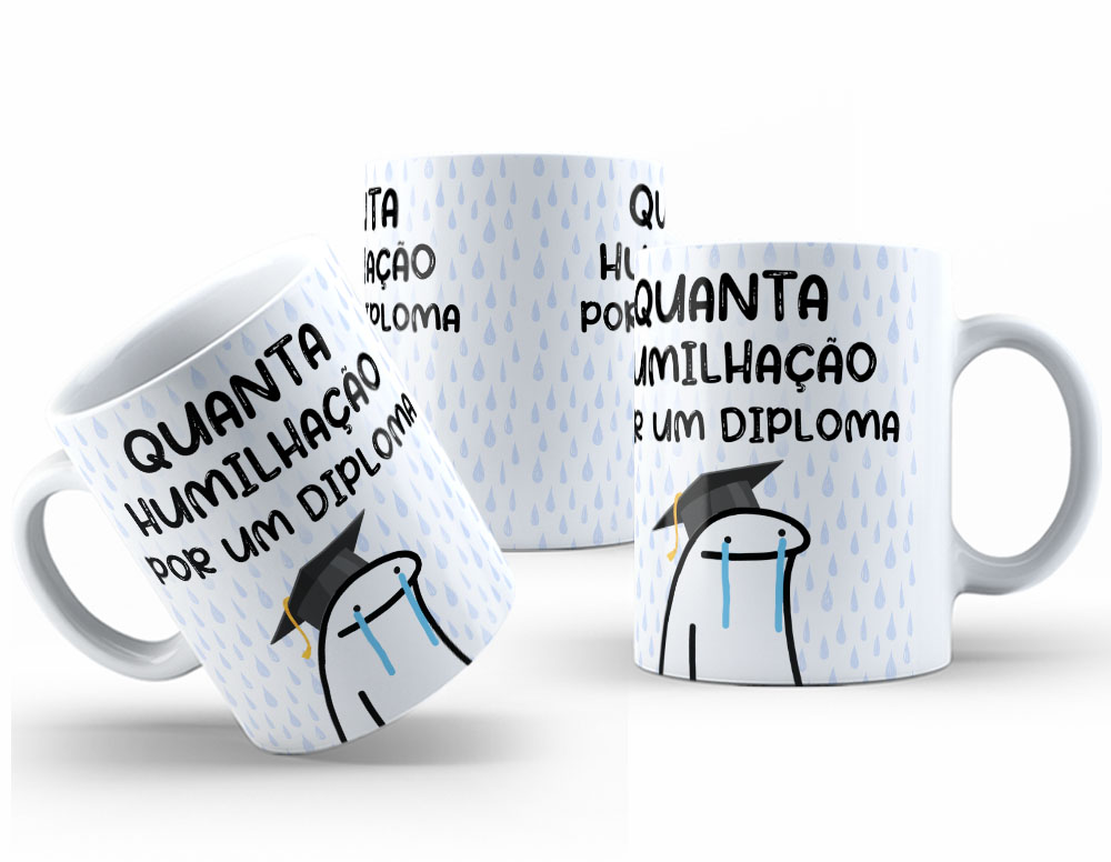 Caneca Personalizada 325ml Meme Flork Frase Engraçada 02