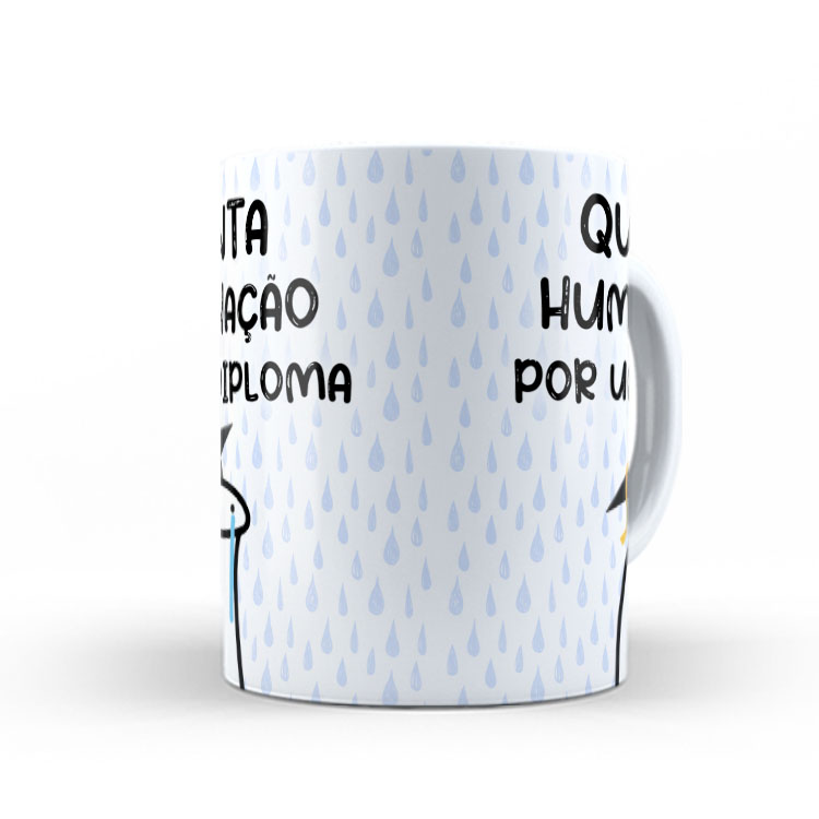 Caneca Personalizada 325ml Meme Flork Frase Engraçada 02